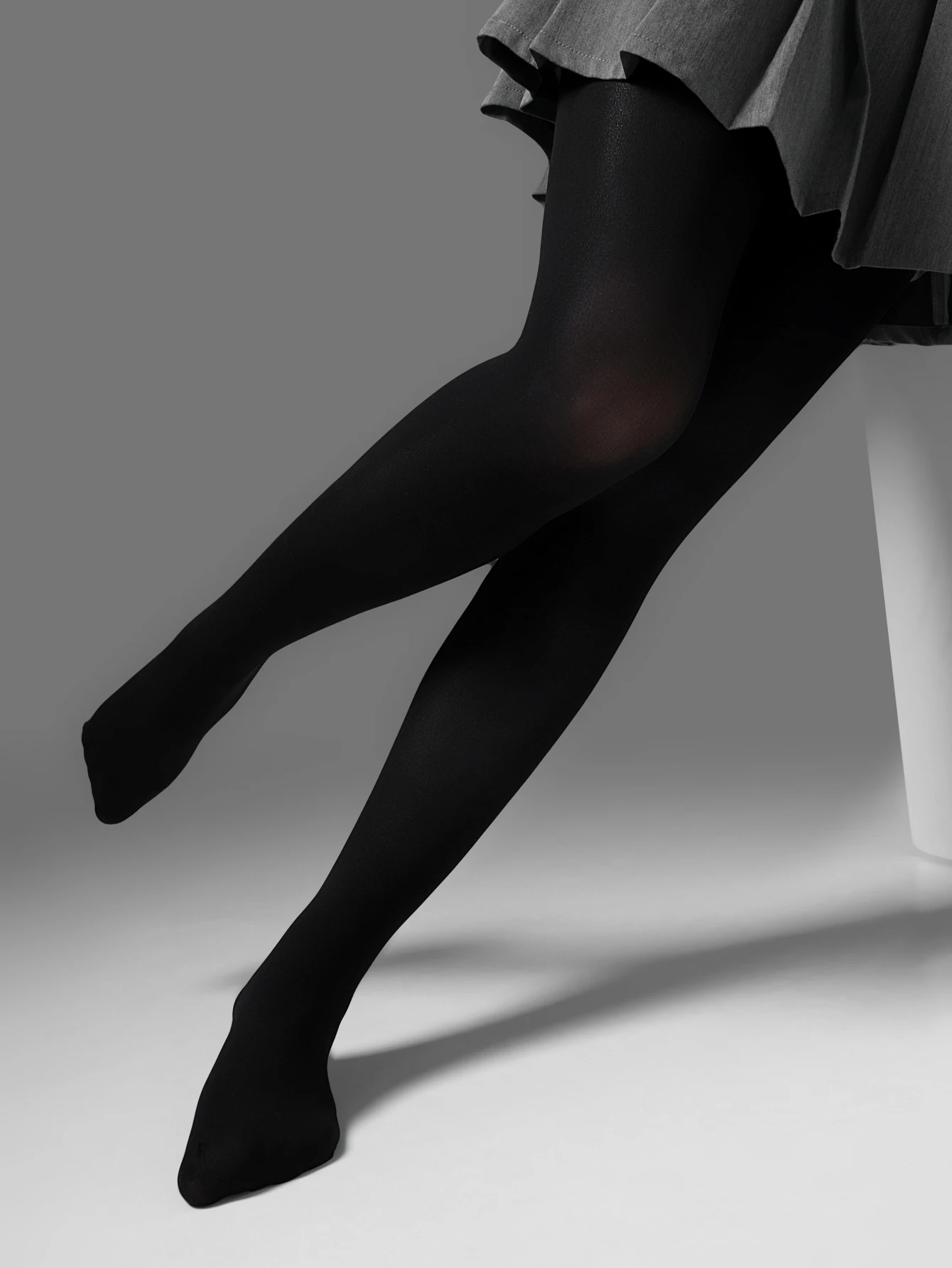 Women's Sexy Comfortable Black Large Size Elastic Thin Pantyhose Single Pack - Soft Stretchy Leggings for plus Size Ladies