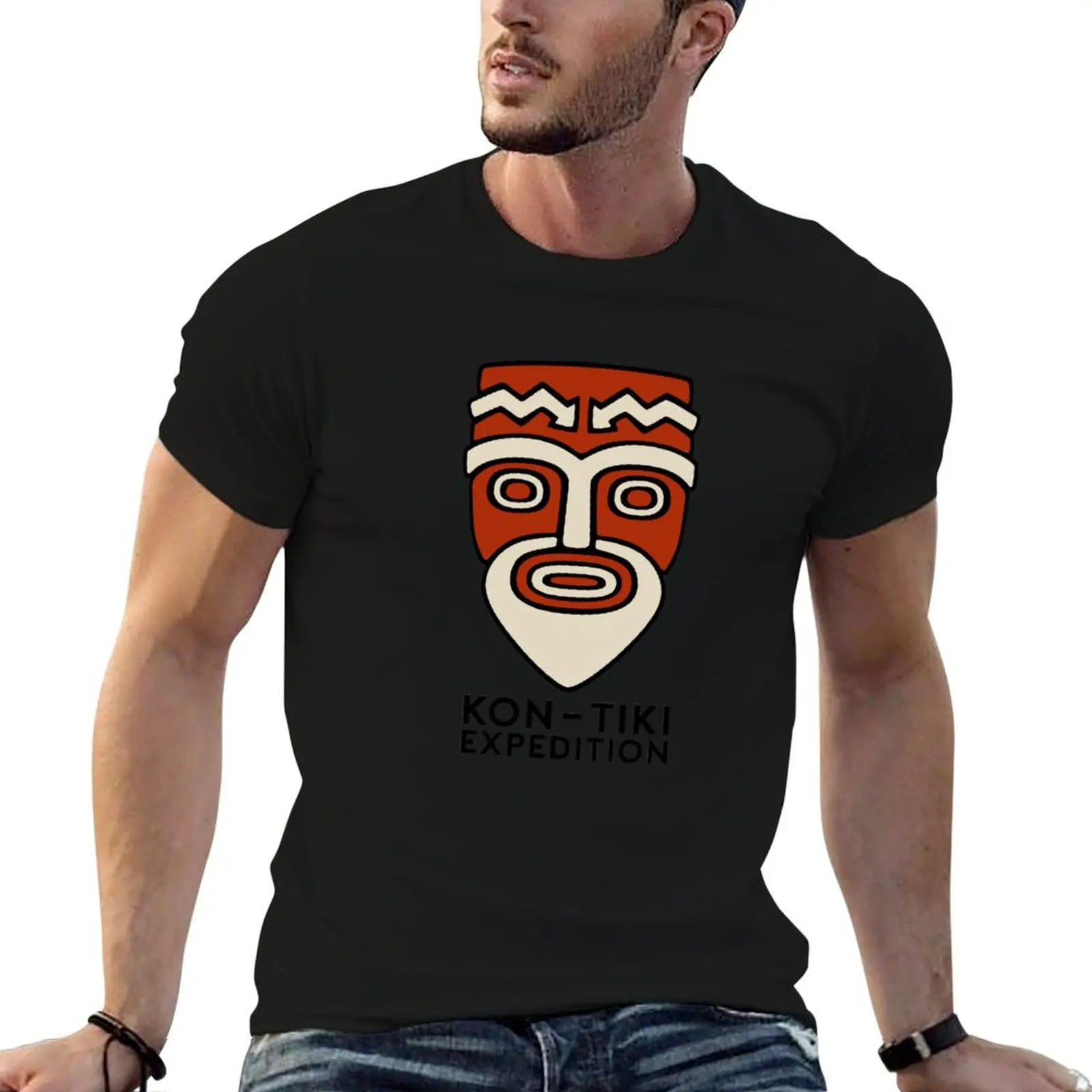

Kon Tiki Expedition T-Shirt t shirt man cotton man t shirts for men casual anime tshirt T-Shirt