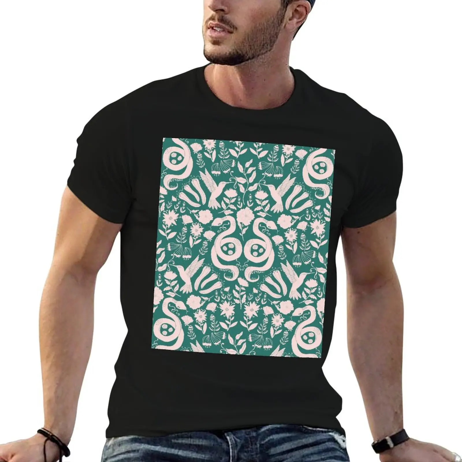 Sneaking Around - Emerald T-Shirt designer shirts quick-drying cotton t shirt men