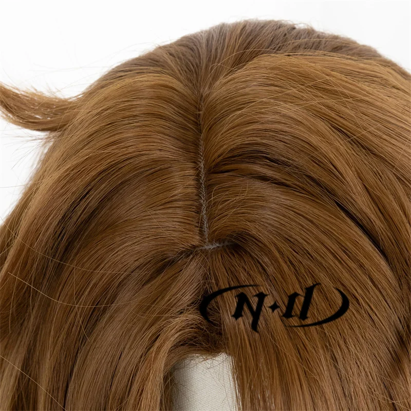 ND galagher تأثيري شعر مستعار ، شعر مستعار Honkai Star ، زي هزلي ، حفلة عيد الهالوين ، الاصطناعية