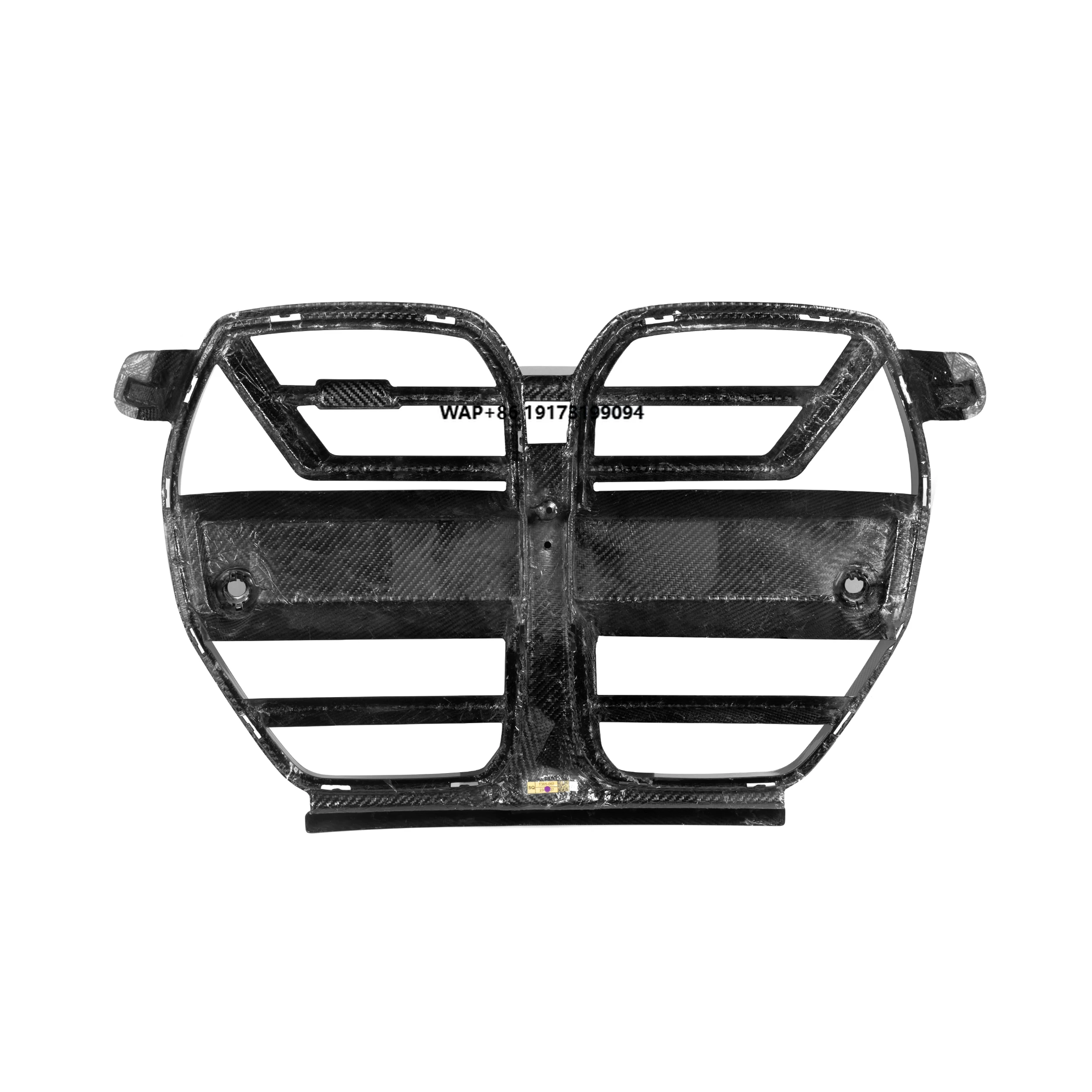 

SQ-A Style Carbon Fiber Grille Dry Carbon Fiber Front Grille for B-MW 2021+ M3 G80 M4 G82 G83 Car Front Bumper Grille