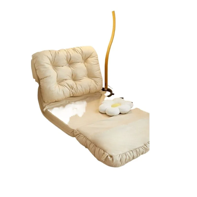 Lazy sofa foldable balcony  lazy  floor adult lazy single  bed backrest pad