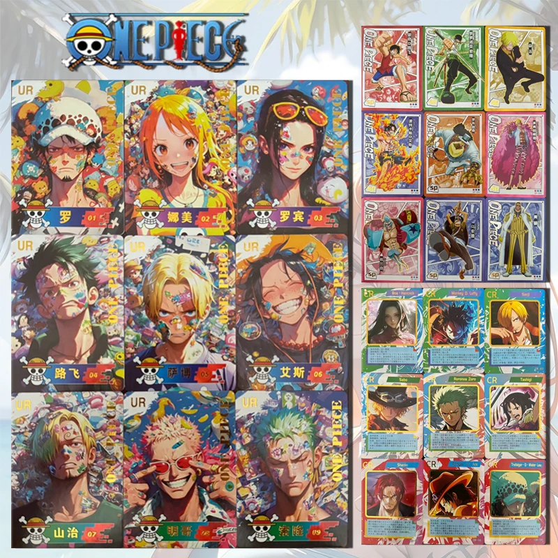 

Sea of Stars ONE PIECE CR UR SP card Monkey D. Luffy Nami Roronoa Zoro FRANKY Donquixote Doflamingo boy collection Birthday gift