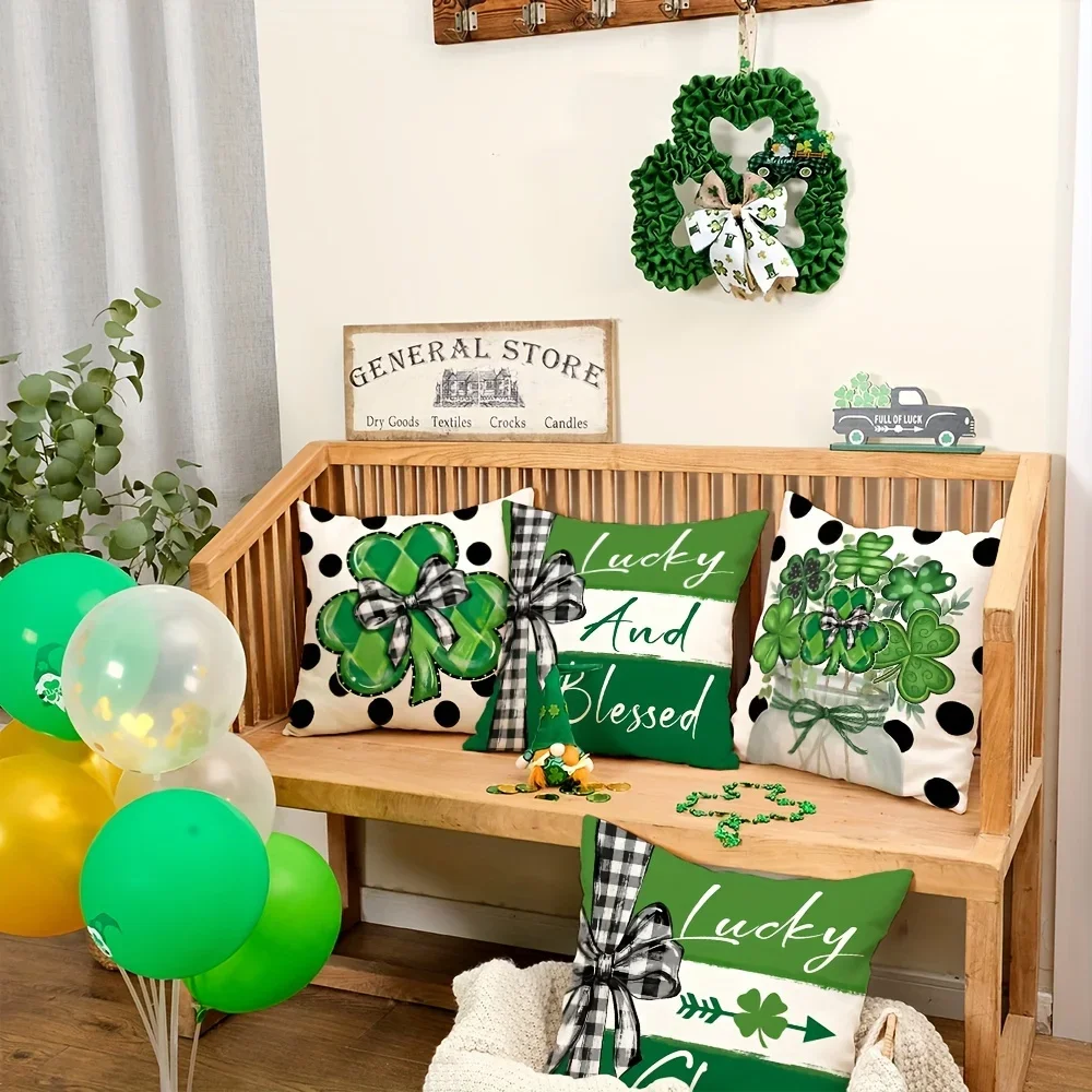 

Декоративная наволочка St. Patrick, наволочка из ультрамягкого полиэстера для гостиной, спинка дивана, наволочка для автомобиля, украшение