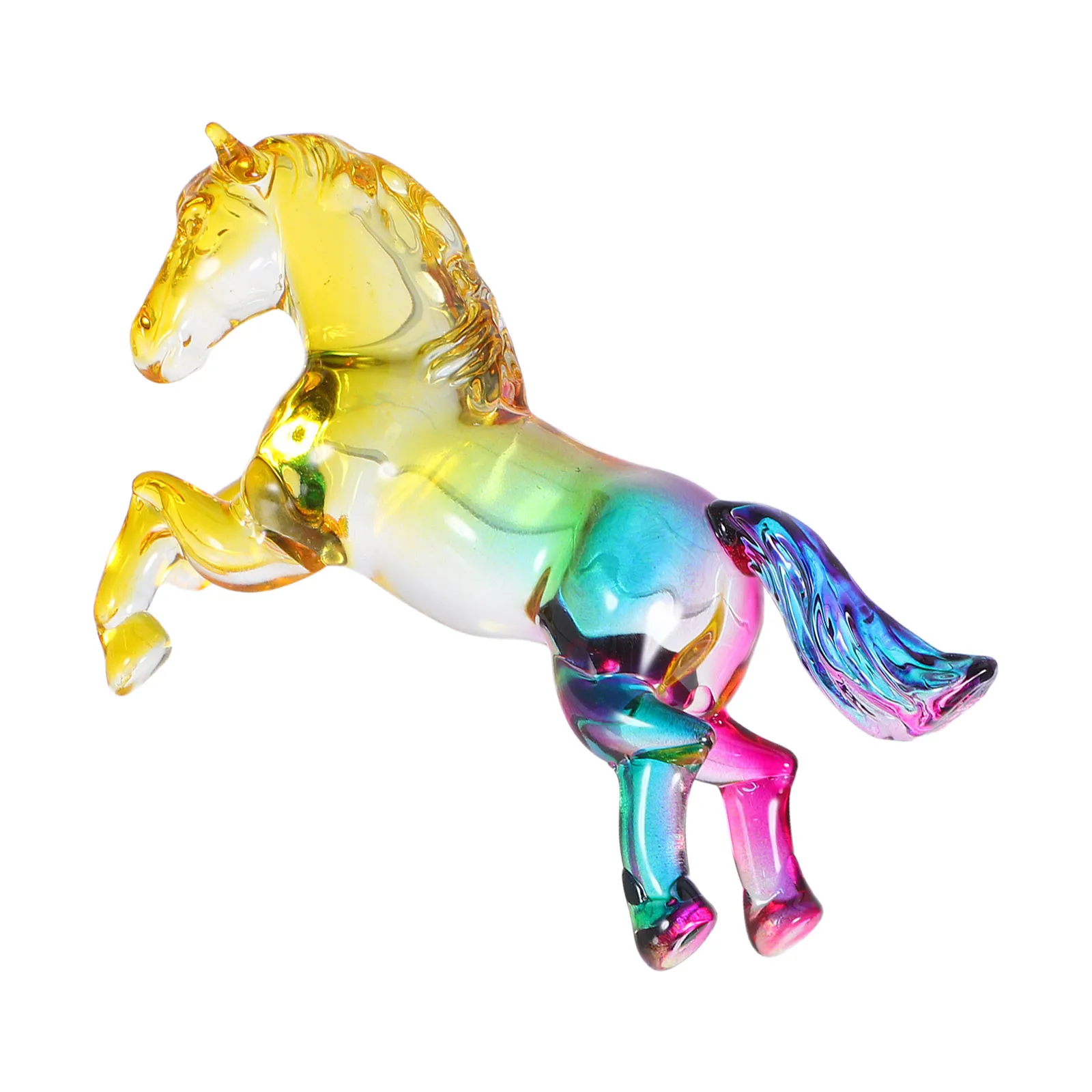 تمثال حصان كريستال 2026 سنة الحصان فنغشوي ديكور يرمز التقدم والنجاح لمكتب المكتب والمنزل الداخلي #2