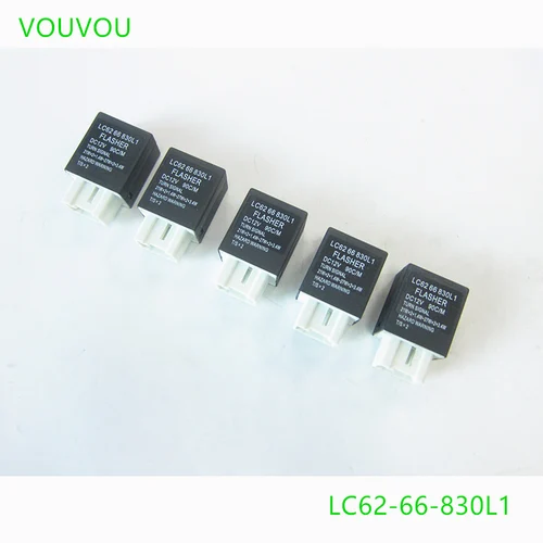 Imagen 2 del producto Accesorios de coche LC62-66-830L1 relé intermitente de señal de giro para Mazda 323 protege Premacy Tribute 626 MX-5 MIATA MPV Haima 7 8 pines