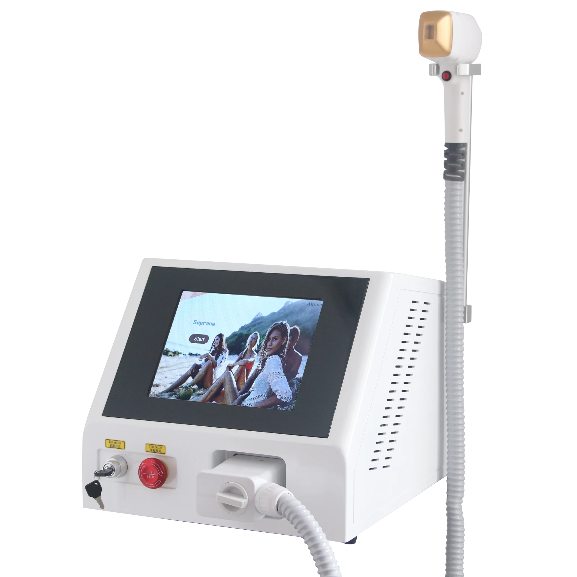 Diode Laser Machine 808nm Hair Removal for Women Alex Alexandrite Filter 2000W 40 Million Shots Permanent Painless Hair Removal