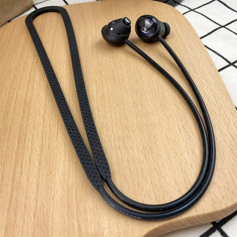 Шнурок для наушников Samsung Galaxy, Samsung Pro, силиконовый, защита от потери