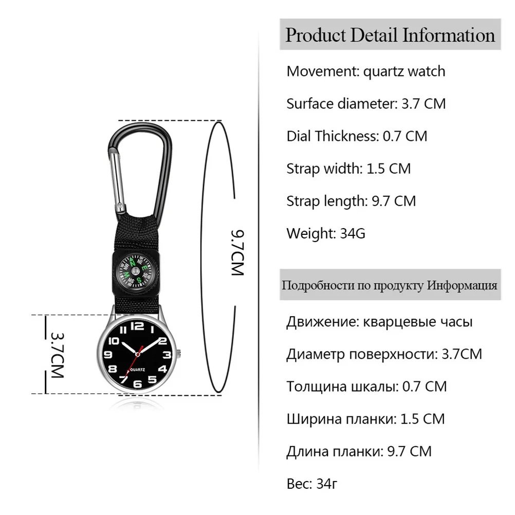 1 قطعة ساعة ممرضة سوداء بروش ساعة جيب محمولة بسيطة لعمال المستشفى الطبية ساعة وظيفية عصرية