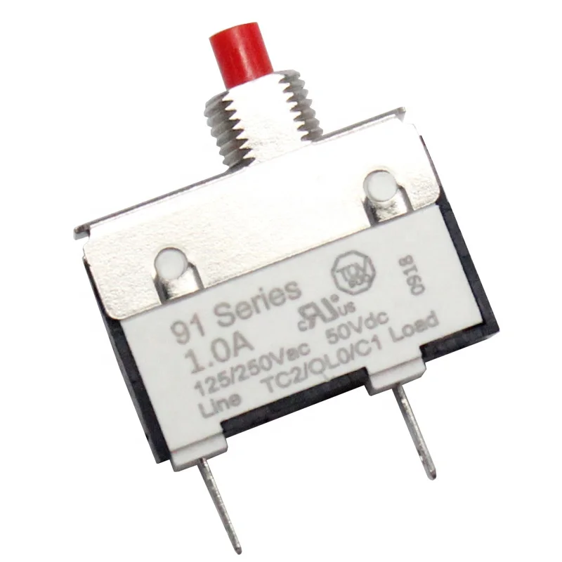 

91 Series KUOYUH 0.5A 1A 1.5A 2A 5A 8A 125/250VAC Overload Overcurrent Protector