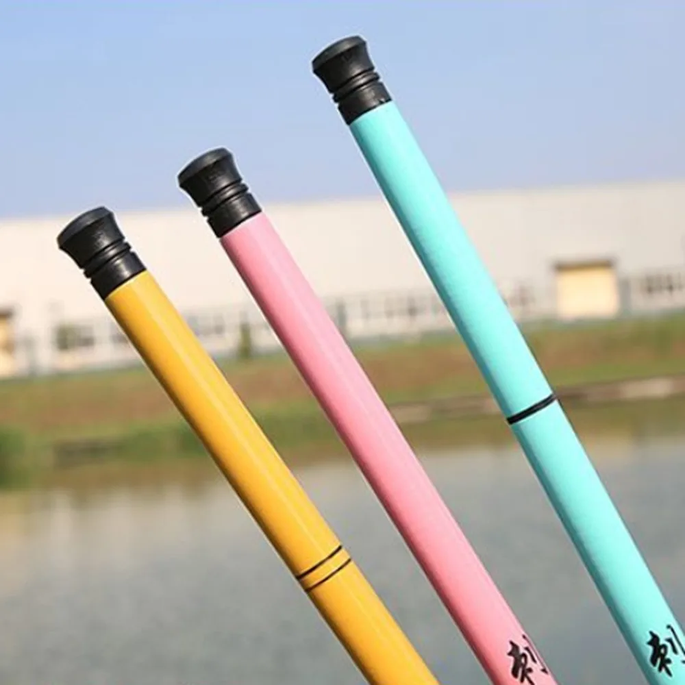 40 سنتيمتر تخزين تلسكوبي الصيد رود الترا قصيرة 1.8 متر-3.6 متر طول قصبة صيد خشبية صغيرة رقيقة خفيفة الصيد اليد القطب نهر بركة