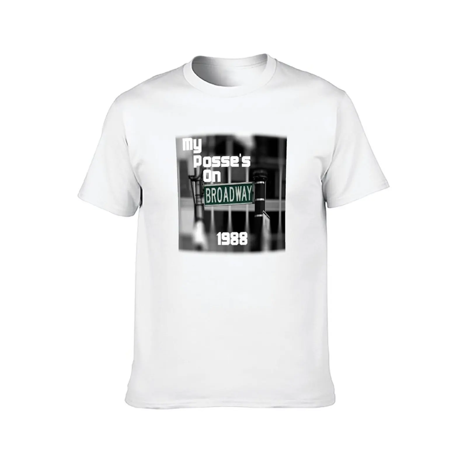Broadway Posse Street T-Shirt cotton t shirt pack mens graphic t shirts T-Shirt