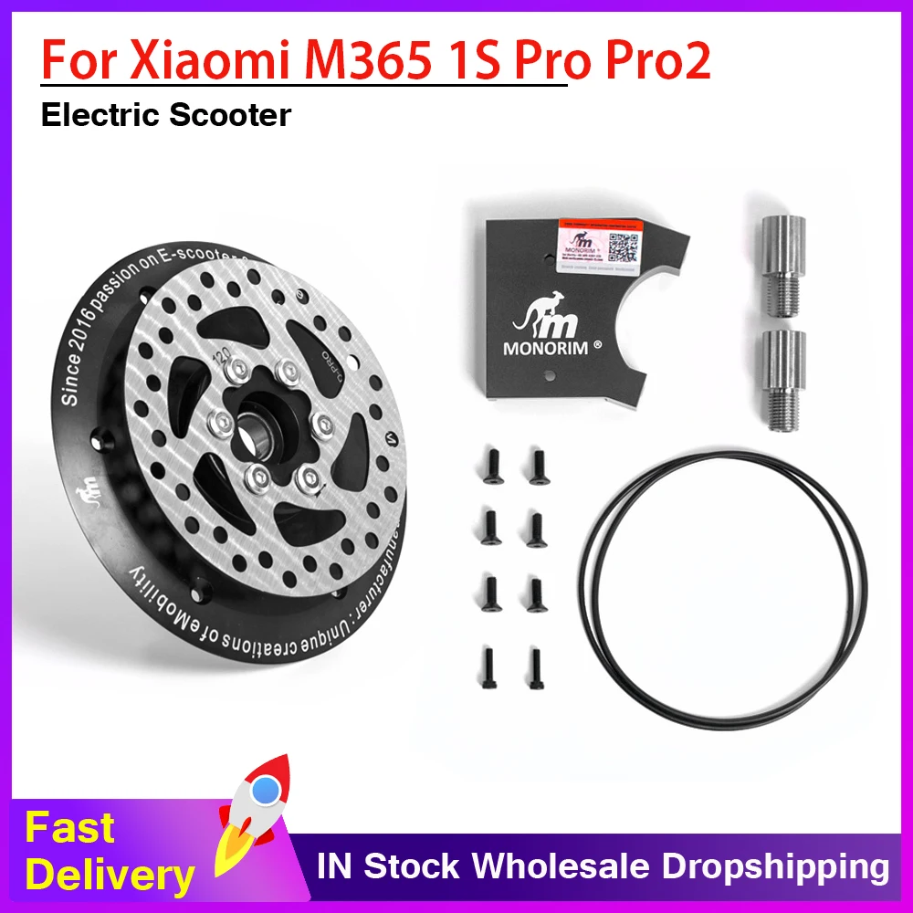 

Monorim MD FB Motor Deck Disc For Xiaomi M365/1s/Mi3/Pro/Pro2 Specially Front Motor Upgraded Electric Scooter 120mm Brake Disk