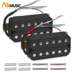 Humbucker Electric Guitar Pickup Coil Spliting Pickup Humbucker Dual Coill Pickup 4 Conduct Cable N-7.5K/B-15K Output Black