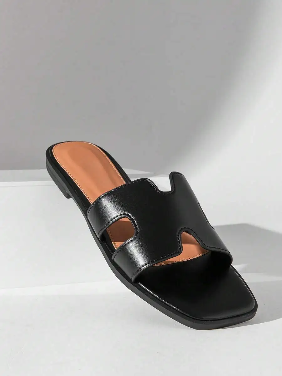 

Comfy Women Casual Flat Sandals, Stylish everyday summer shoes perfect for Valentine's Day and holiday occasions