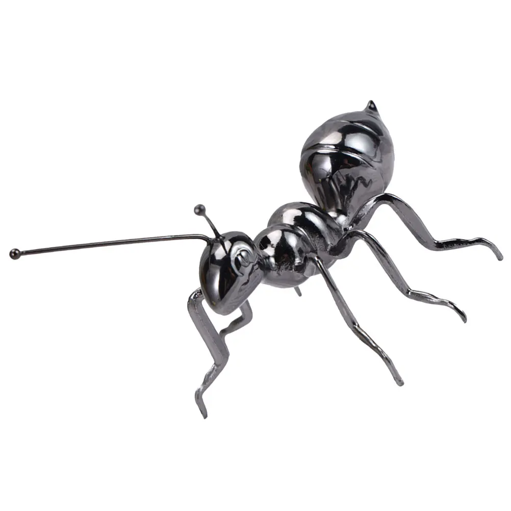 

Metal Vintage Ornaments Home Decor Ant Sculpture Desk Accessories Black Animal Figurines Retro TableDecor