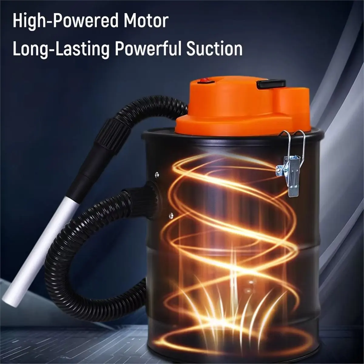 (A64E) 12L Fireplace Vacuum Cleaner Powerful Suction Household Vacuum Cleaner 220V 800W for Hotel Apartments EU Plug