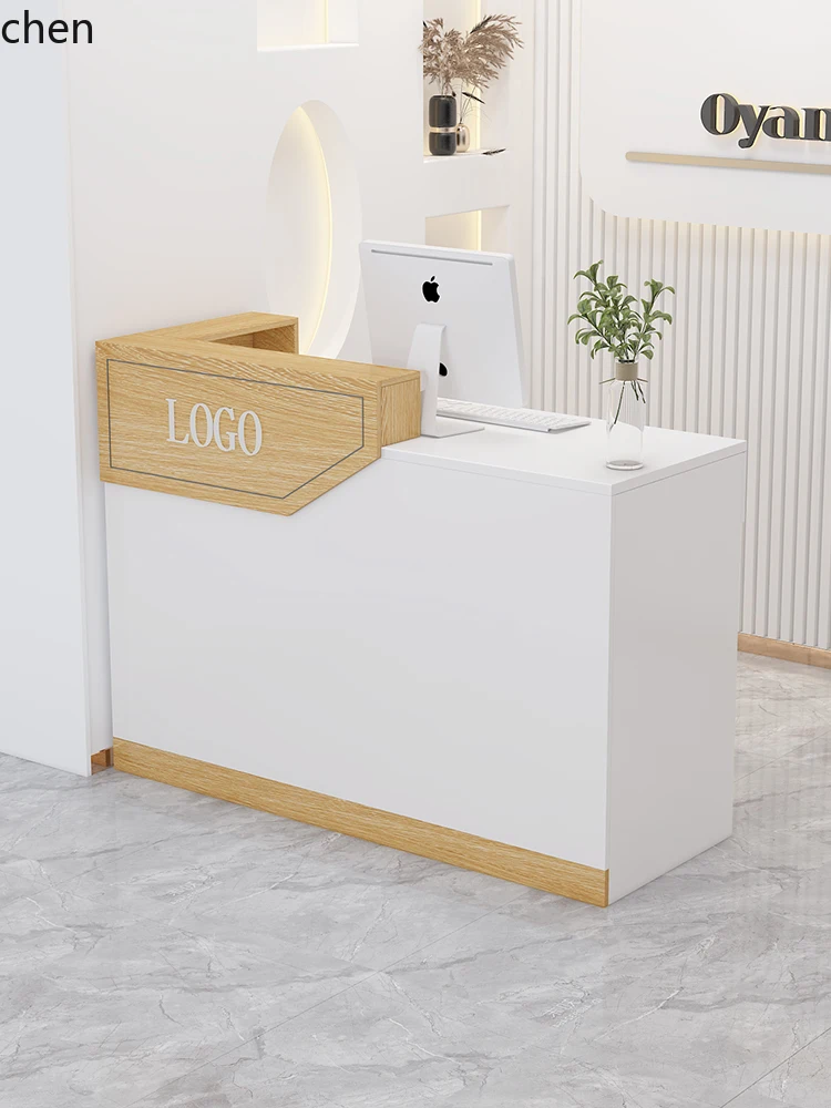 

ZML clothing store checkout page Small simple bar table Hotel barber shop Reception desk