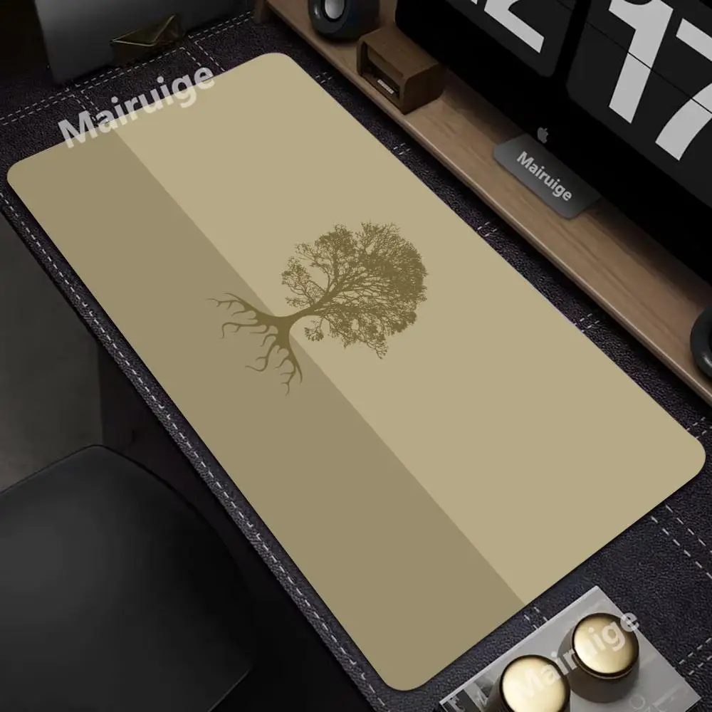 

Коврик для мыши с большим деревом XXL, компьютерные аксессуары, коврики для офисного игрового стола, резиновые противоскользящие коврики для игровой клавиатуры, коврики для мыши, настольные коврики 400X900