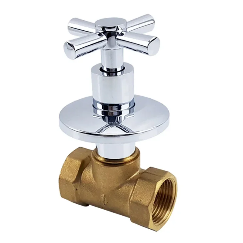 Straight through fast open slow open copper valve core all copper internal wire triangle valve