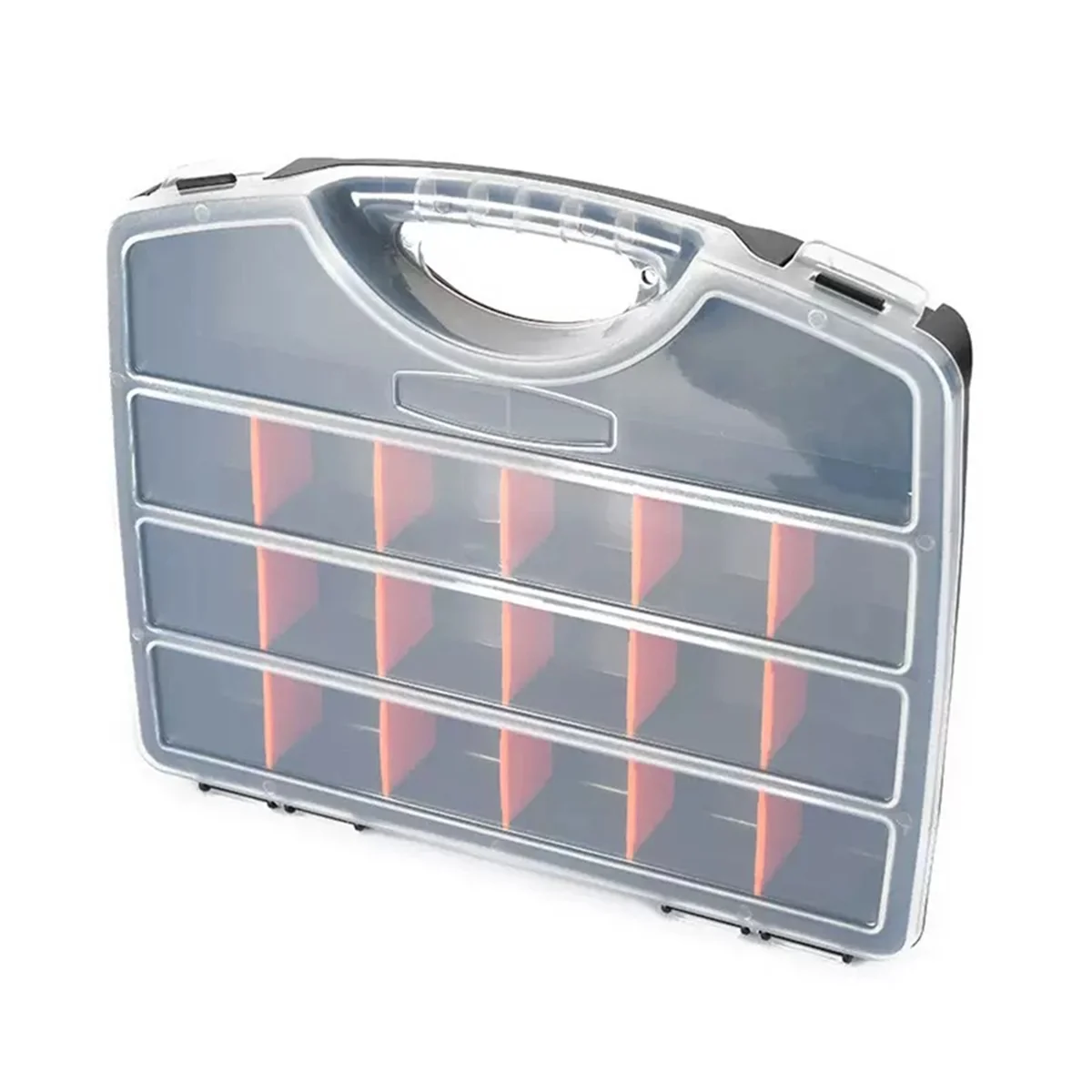 

ABNJ Portable Plastic Parts Box Screw Hardware Storage Box Material Compartment Boxes Electronic Component Tool Box
