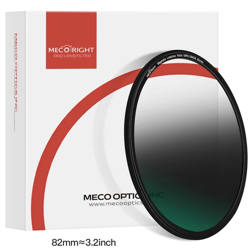 Mecoright-filtro magnético MRC GND suave, atenuación graduada RGND8/16 para lente de cámara Canon, Sony, Nikon, Fuji, Sigma, 67/72/77/82mm