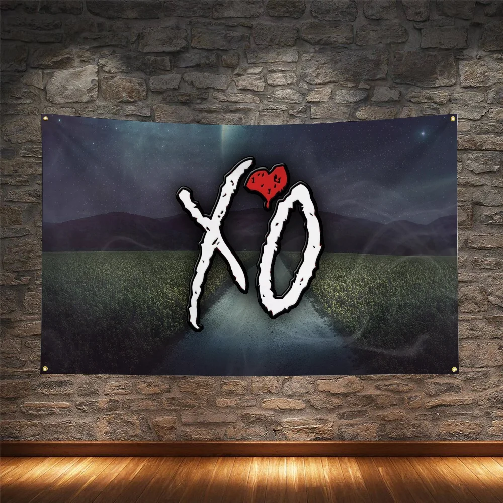 Wall Flag to Hang N-New The Weeknd XO Pirate Party Interior Decoration World Flags and Banners Home Garden Outdoor Decorations