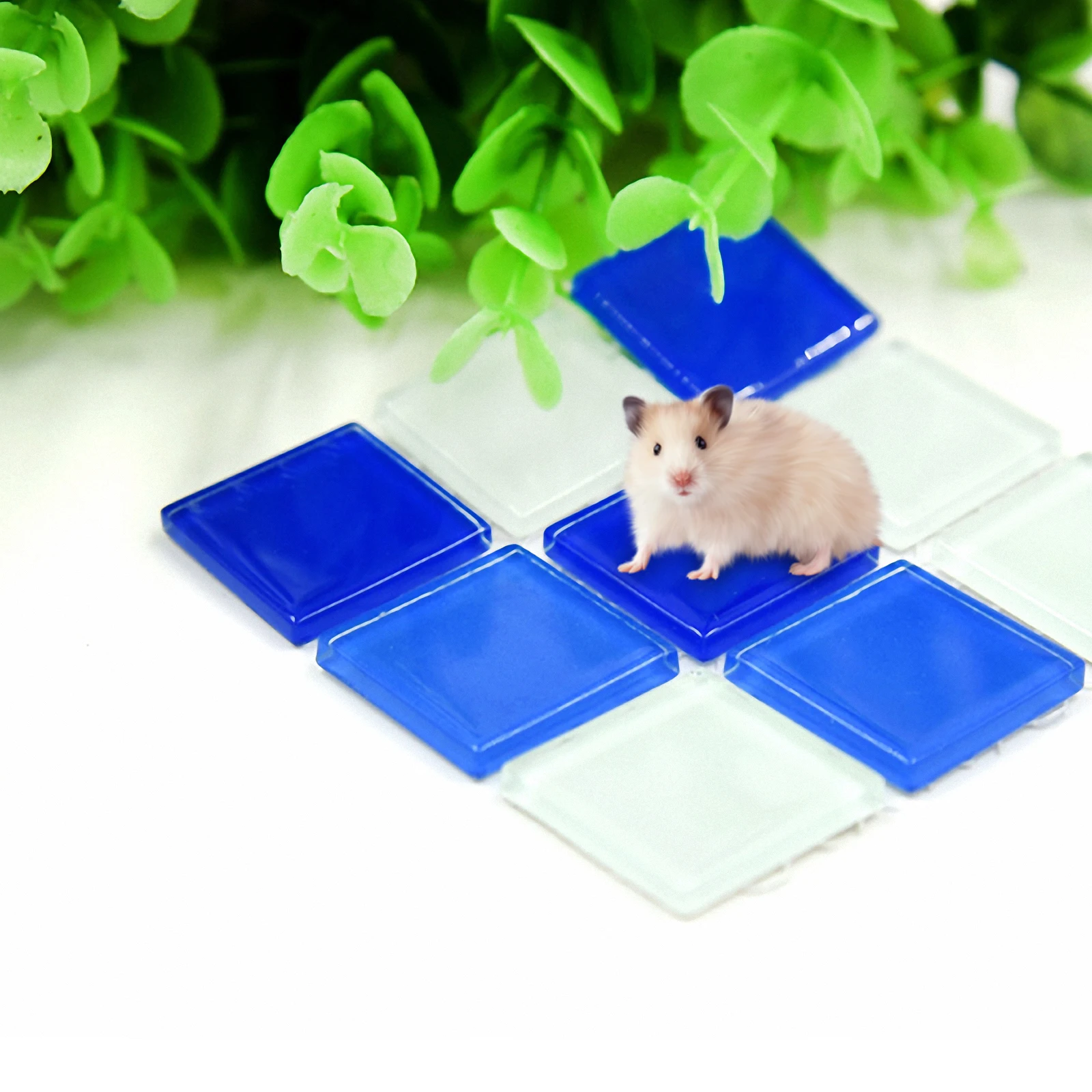 

2 Pcs Pet Cooling Mat Summer Pad for Hamster Smooth Surface Heat Dissipation Cage Dog Cat Supplies Pet Accessories Cooling Pad
