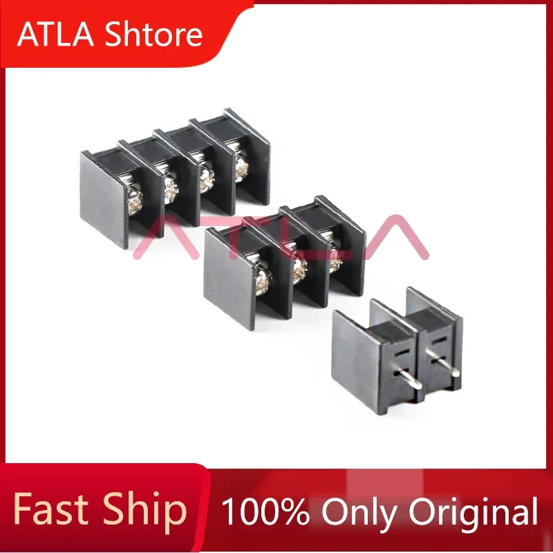 10 Pieces KF25C-7.62-2P 3P 4P Direct Plug 7.62mm Pitch Fence Type Terminal Block Medium Pin Position