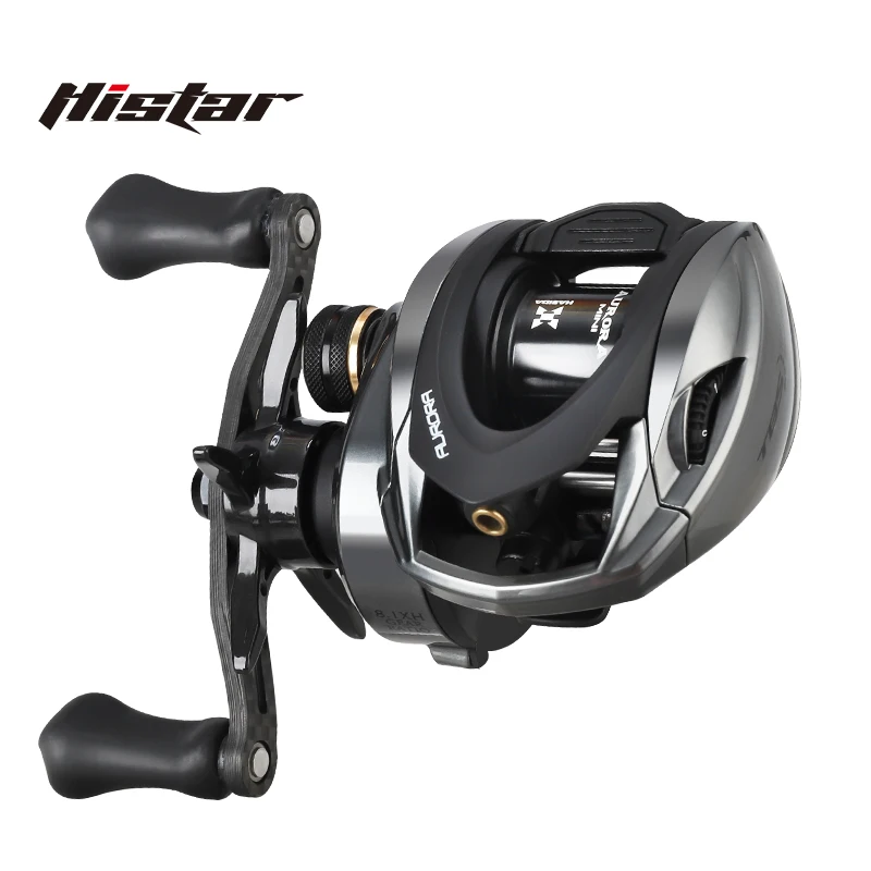 Histar Aurora AIR BFS Baitcasting-Rolle mit Bait Finesse System, Leichtköder, AT7 Aluminiumspule, 115G UL, 3D Dynamische Magnetbremse