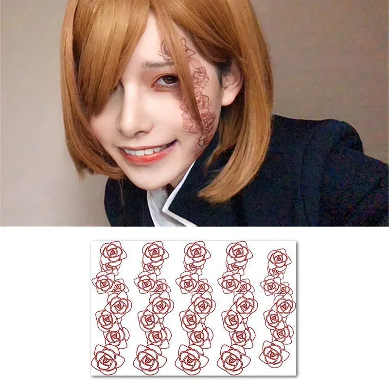 Kugisaki Nobara Cosplay Costume Jujutsu Kaisen Cosplay Costume Anime Uniform Wig Tattoo Stickers Suit Halloween Dresses Women