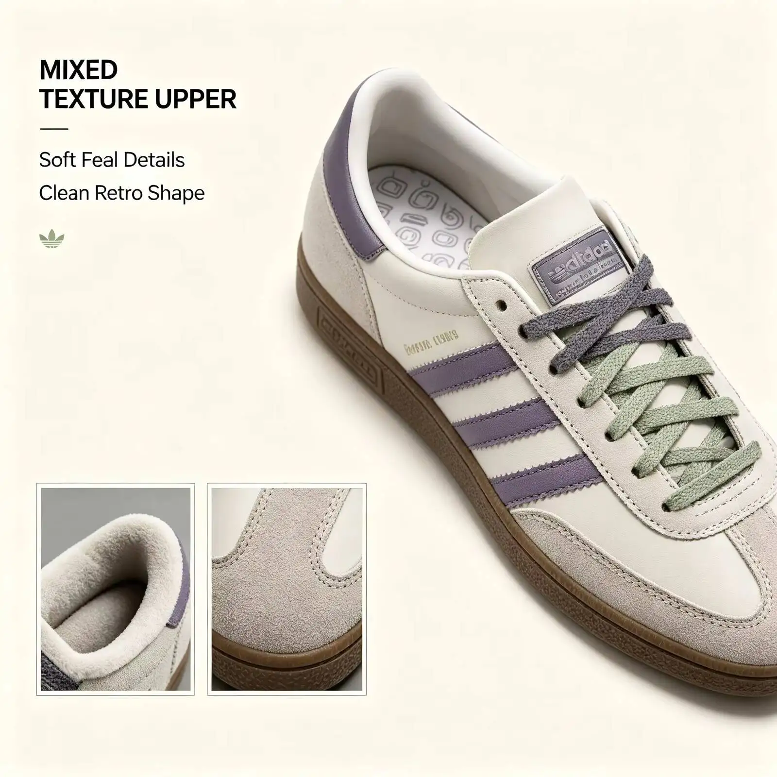 

Adidas Originals Handball Spezial Low Top Suede Leather Skate Sneakers Gum Rubber Sole JR4499 sport