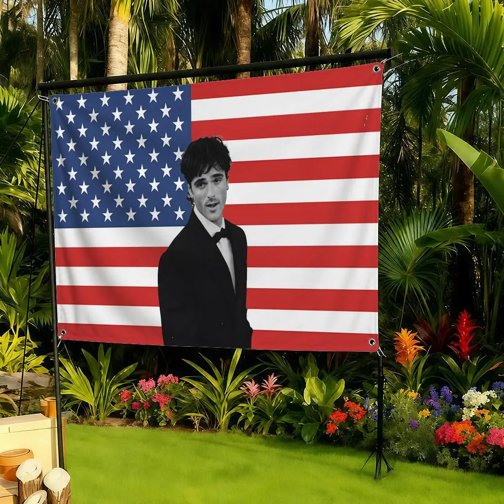 Actor Jacob Elordi Flags decor flag banner,wall hanging flag,indoor outdoor wall decor,yard garden porch patio wall art