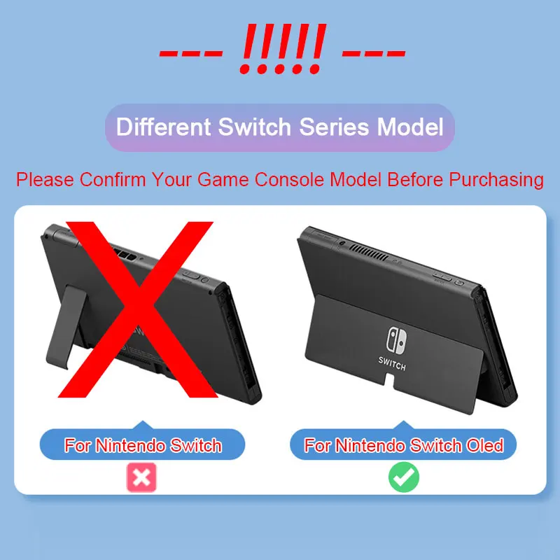 Decorative Front Plate Protective Cover For Nintendo Switch Oled Charging Dock Station Cartoon Anime Replacement Faceplate Case