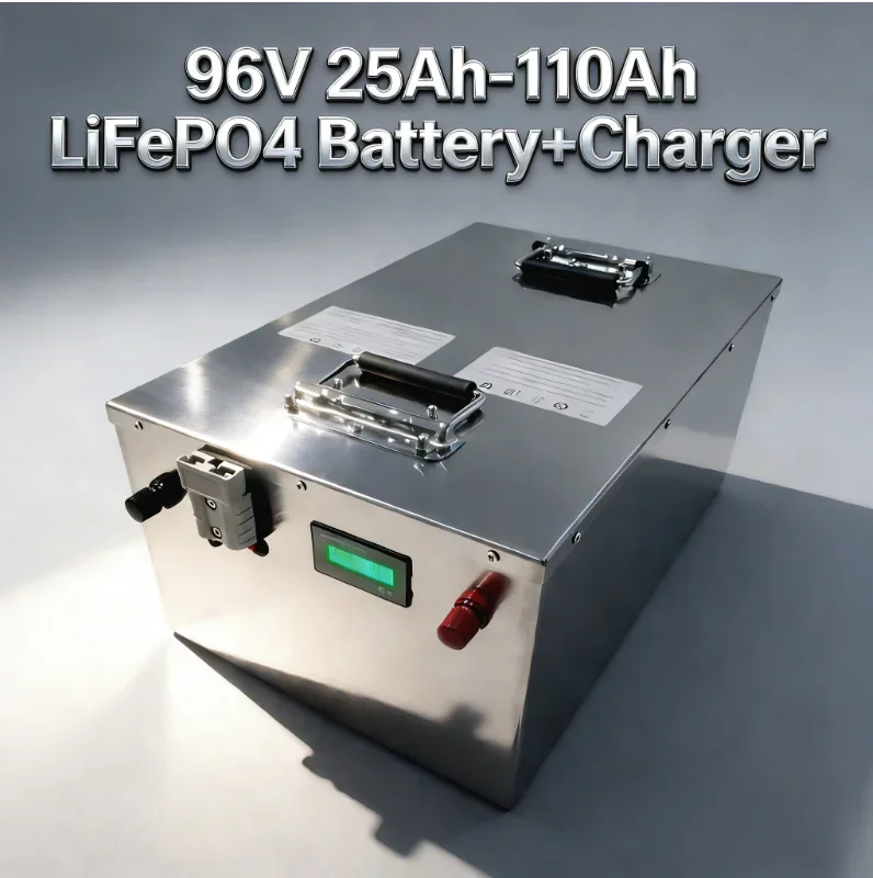 

Высокопроизводительная литий-железо-фосфатная (LiFePO4) батарея 96В (25/40/50/60/70/80/100/110Ач) | 32S BMS + Быстрое зарядное устройство