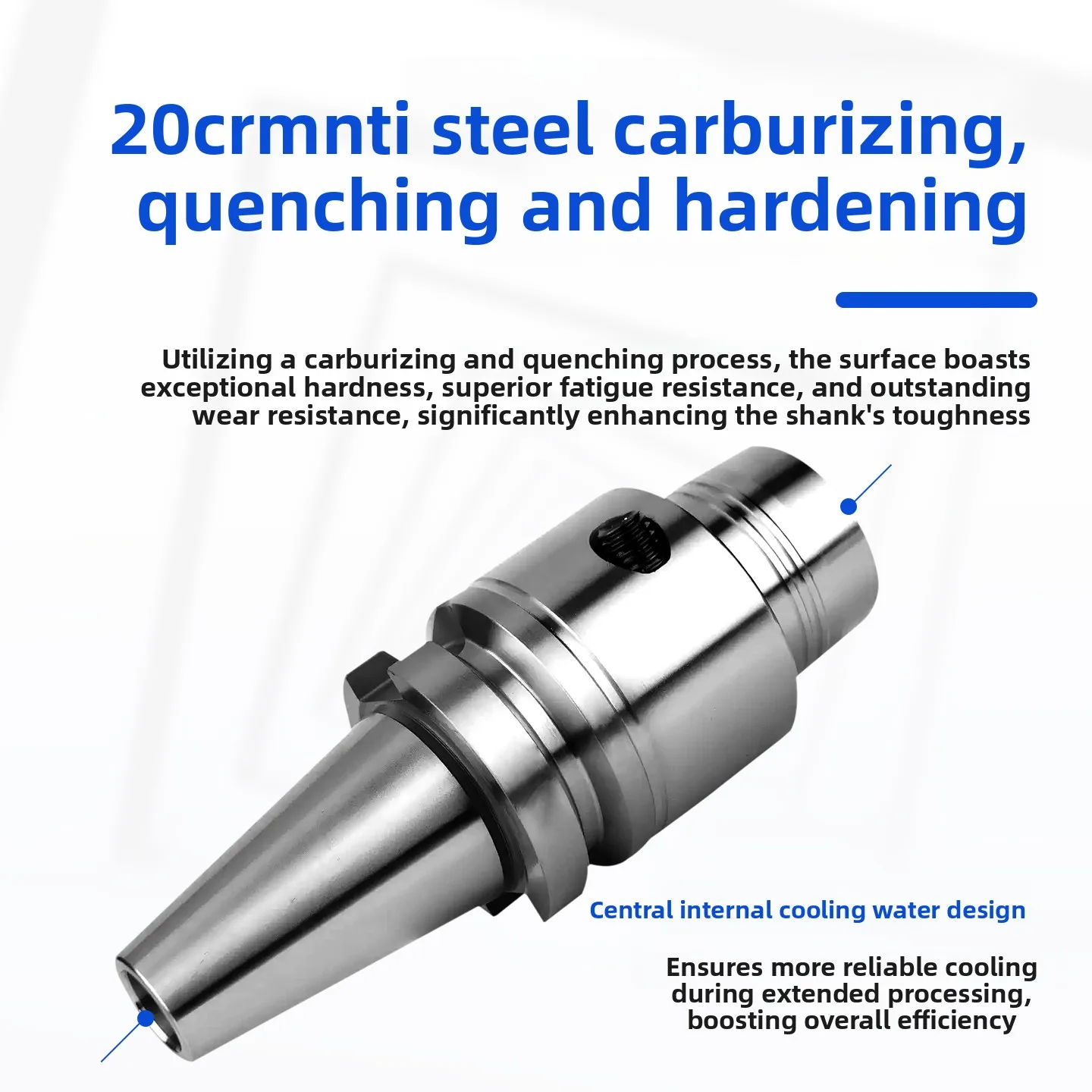 Shock-resistant hydraulic tool holder BT30/40/50/HSK63A hydraulic HDC high-precision machining center cylinder chuck