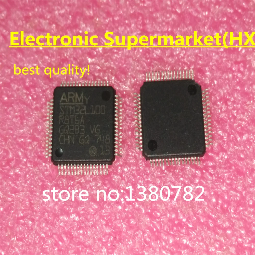 Free Shipping 10pcs/lots STM32L100R8T6A STM32L100R8T6 STM32L100 LQFP-64  IC In stock!