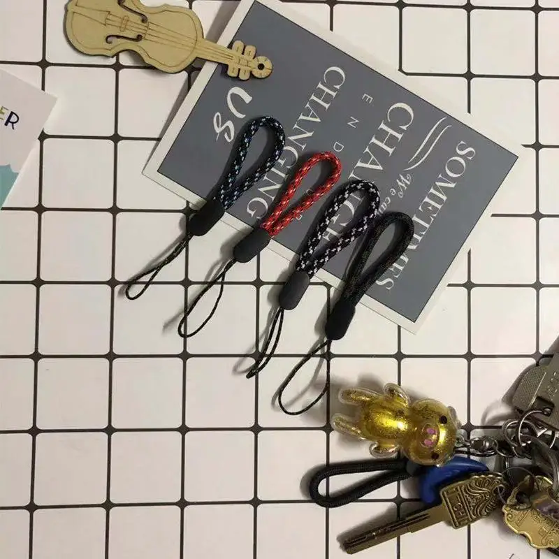 Mobile Phone Lanyard With Clip Wrist Strap Short Mobile Phone Rope Portable Bag Key Chain Anti-Lost For Keychains For Smartphone