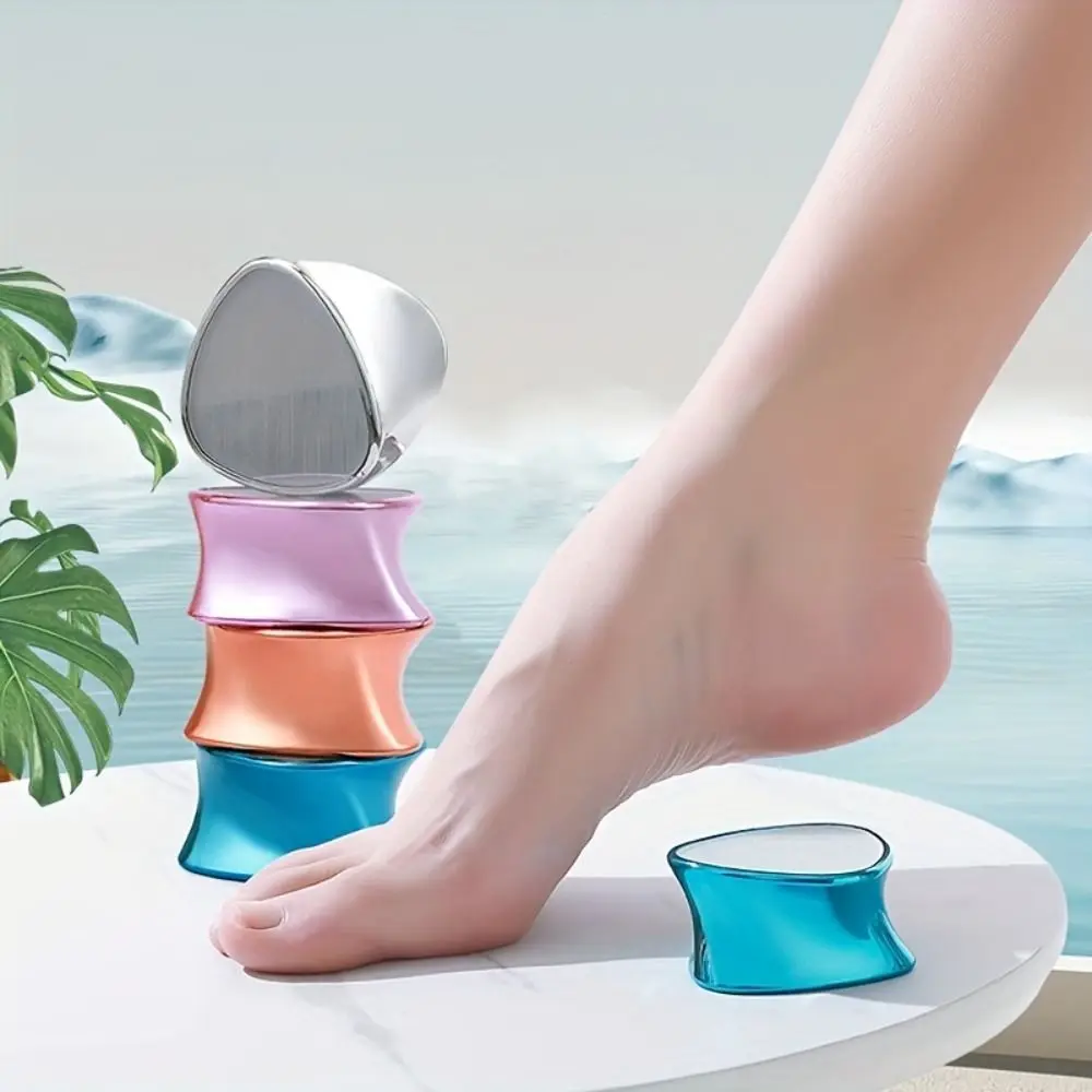 Nano Glass Foot Grinder para homens, ferramentas eficazes de depilação dupla face, remover calos, remover pele morta, purificador de pés pedicure