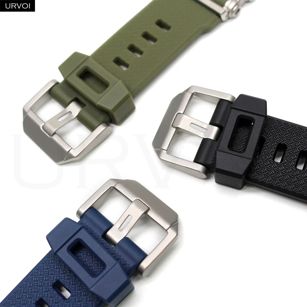 حزام URVOI لساعة Galaxy Watch Ultra 2025 47 ملم شريط مطاطي من السيليكون السائل مشبك دبوس آمن سهل التركيب عجلة دوارة لتخفيف التوتر #3