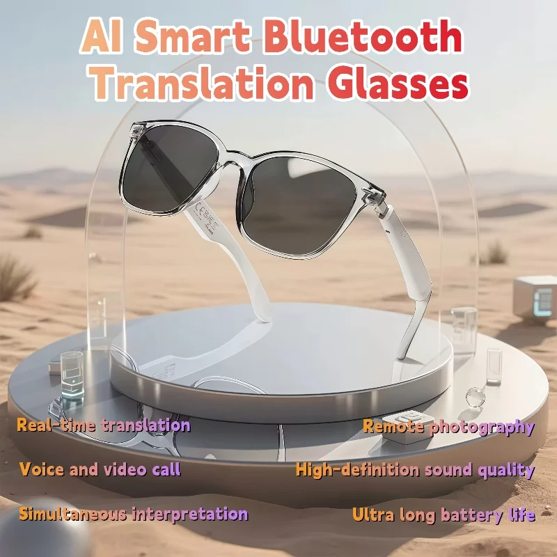

GT-35 Smart wireless anti-blue light glassesTranslation Sunglasses Voice Remote Control Music Eyewear Waterproof Eyeglasses