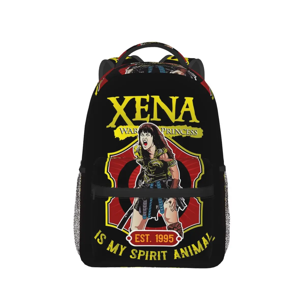 Xena Warrior Princess Is My Spirit Animal Backpack Hot Sale Daypack Children BookBag School Bag Shoulder Bags for Men Women