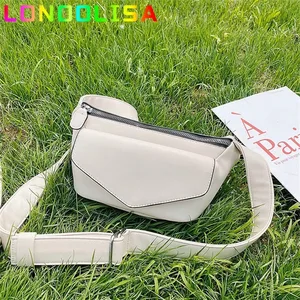 Casual Taillenbeutel für Frauen, Lederumhängetasche für Reisen, kleine weibliche Brustbeutel, Angeln mit Gürtel, Crossbody -Tasche für Frauen 10 Hauptverkäufe Frauen -Lederpoches - №10