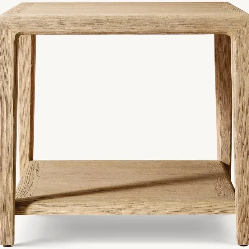 American solid wood coffee table simple rural coffee table TV cabinet coffee table combination small apartment living room