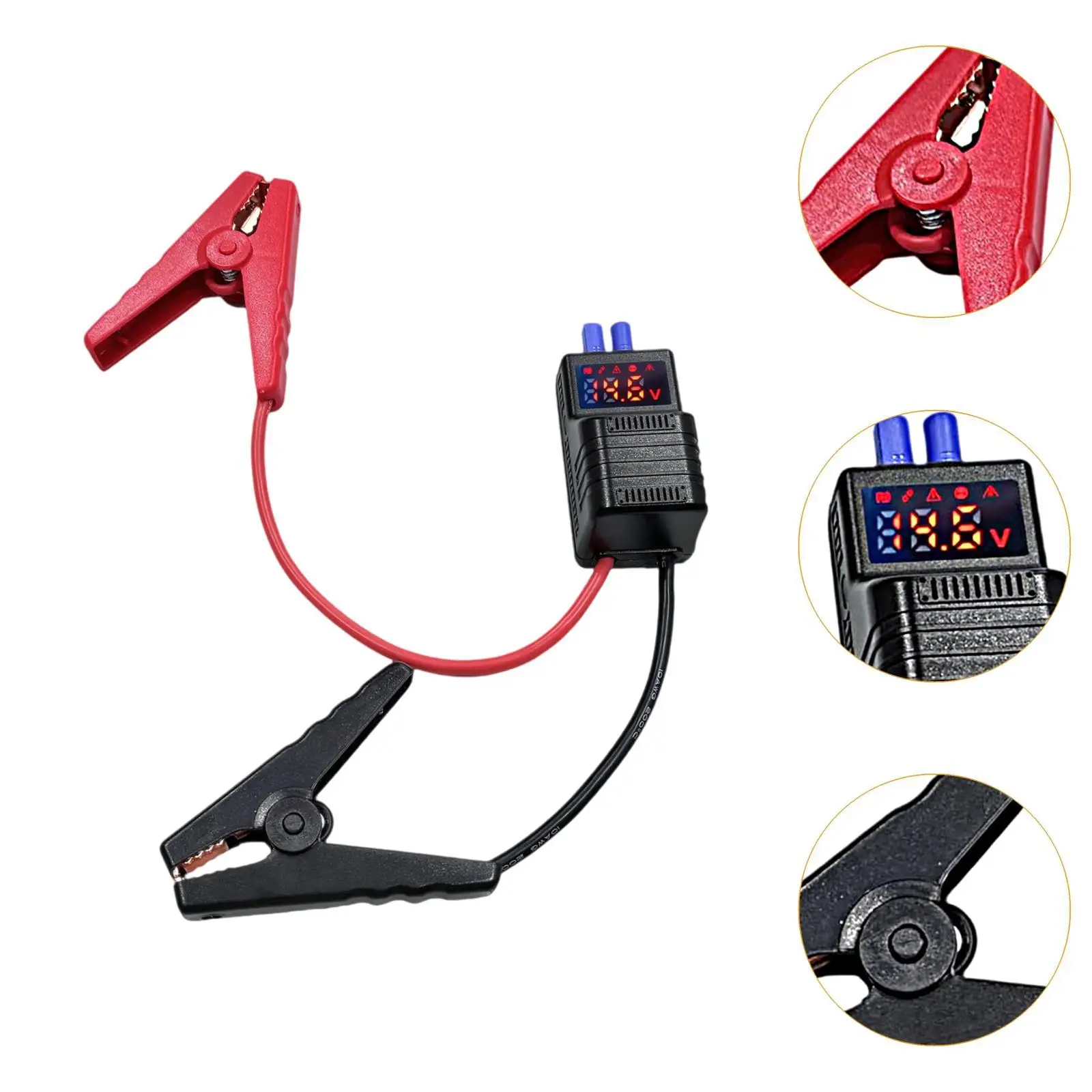 Afbeelding 6: Noodklemmen voor kabels, draagbare autoaccu-startklem voor 12V 24V voertuig powerboost