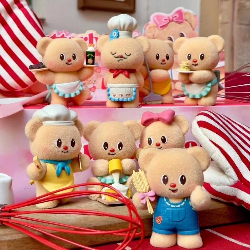 

Playful Butter Bear Baking Workshop Series Vinyl Blind Box Surprise Gift Cute Toys Birthday Doll Caja Ciega Kawaii Dolls Mystery