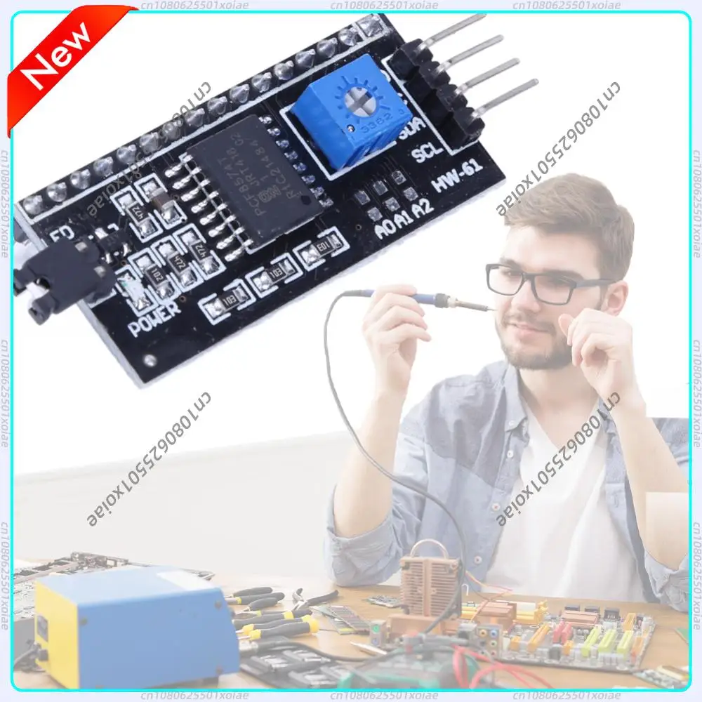 5-20PCS PCF8574 LCD Adapter Converter Module IIC I2C LCD1602 2004 IIC Serial Interface Adapter 5V Board for Arduino Robort Parts