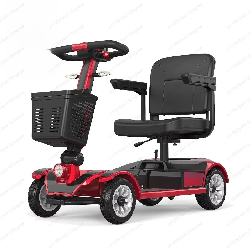 

Складной съемный 4-колесный электрический самокат для инвалидов для пожилых людей