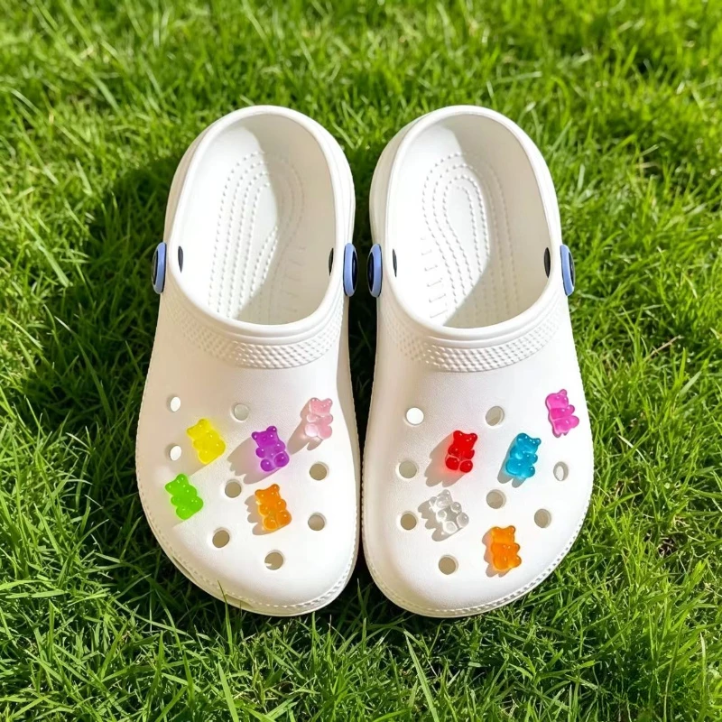Heißer Verkauf: Süße Schuh-Charms, DIY Bunte Gummibärchen-Handarbeiten, Abnehmbare Schnallen-Charms für Lochschuhe – Detail 4