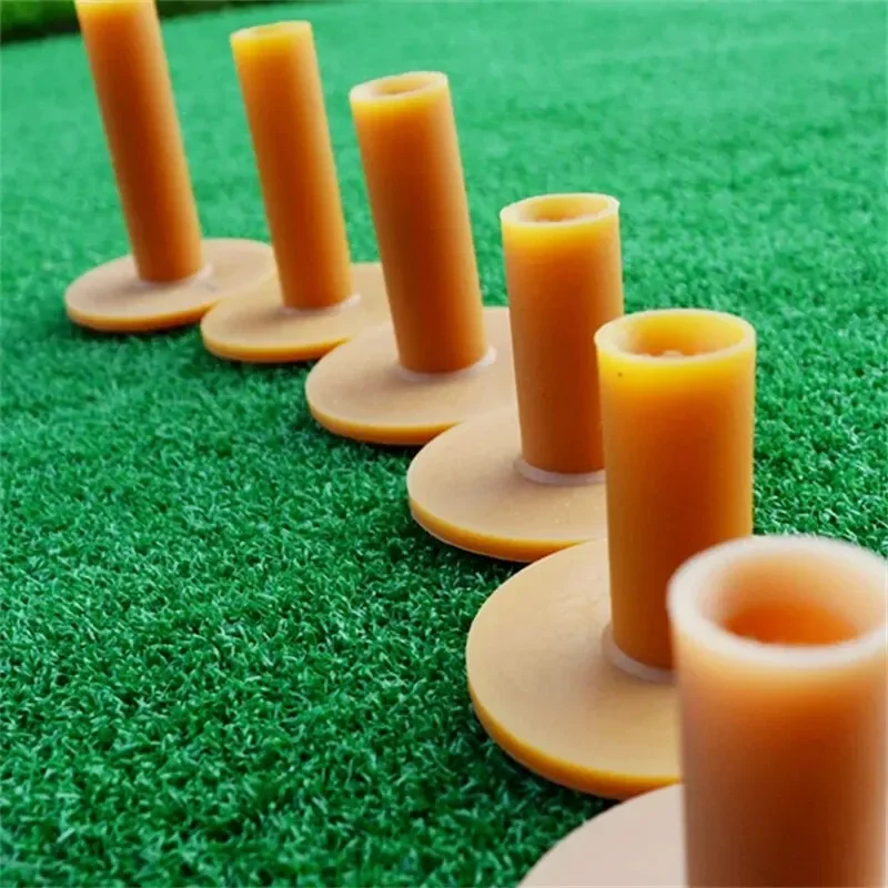 PGM 10pcs Rubber Golf Tee Holders for Indoor Outdoor Golf Driving Range 43mm 54mm 70mm 83mm Golf Ball Practice Accessorice QT001